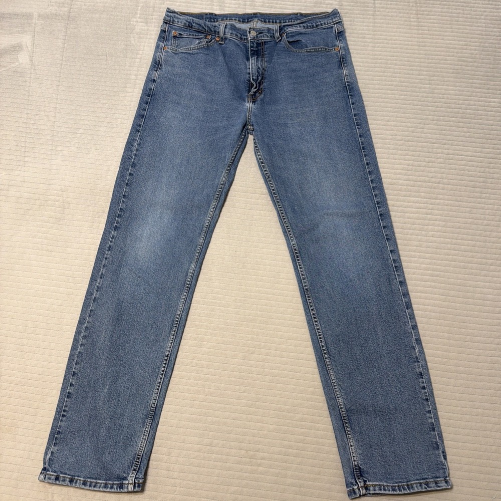 Levi's‎ 505 Men's Jeans Size 38x34 Straight Leg Denim Blue Jeans stretch